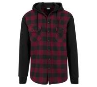 Urban Classics Hooded Ed Flanell Sweat Leeve Shirt