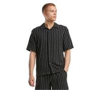 Urban Classics Crinkle Resort Short Sleeve Shirt Black S Men