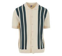 Urban Classics Knit Retro Short Sleeve Shirt Beige 2XL Men