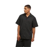 Shirt Urban Classics Seersucker Noir 3XL