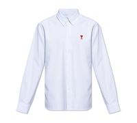 Ami Shirts - male - Ami Paris - Formal Shirts - Blue - S - Shirts S
