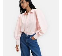 Shirt with Long Puff Sleeves pale pink