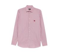 Shirt with Pegaso Embroidery - male - Etro - Formal Shirts - Pink - 4XL - Shirts 4XL