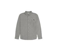 Wrangler Oxford Long Sleeve Shirt Grey M Men