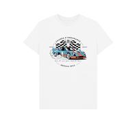Shirtbox 24 Hour Endurance Racing Classic Car Graphic T-Shirt White