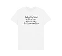 Shirtbox Eat The Toast Peep Show Quote T-Shirt