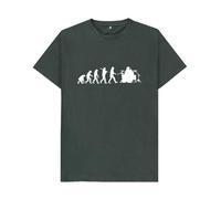Shirtbox Evolution of A Drummer T-Shirt Dark Grey