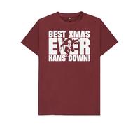 Shirtbox Hans Down Die Hard Christmas T-Shirt Red Wine