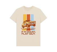 Shirtbox If in Doubt Flat Out Retro Rally Car Graphic T-Shirt