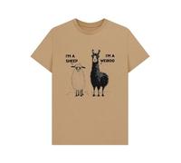 Shirtbox I'm A Sheep I'm A Weirdo T-Shirt Sand