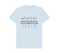 Shirtbox Know How to Use an Iron Funny Golf Slogan T-Shirt Sky Blue