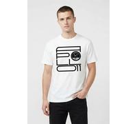 Shirtbox Men's NASA Apollo 11 Comic Graphic T-Shirt in White | Size: Small Shirtbox White S