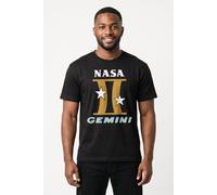 Shirtbox Men's NASA Gemini Space Mission Graphic T-Shirt in Black | Size: Medium Shirtbox Black M