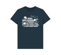 Shirtbox One Under Golf T-Shirt Denim Blue