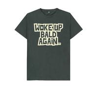 Shirtbox Woke Up Bald Again T-Shirt Dark Grey