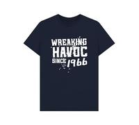 Shirtbox Wreaking Havoc Since 1966 T-Shirt Navy Blue