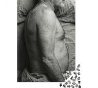 Shirtless Older Man Side Profile 1000 Piece Jigsaw Puzzle, 70x50cm/1000pcs, for Adults, Relaxing Screen-Free Hobby, Evening Leisure And Time at Home