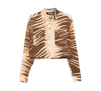 JUST CAVALLI Shirt Woman color Brown - Size: 44 - female