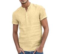 Shirts for Men Mens Shirts Long Sleeve Regular Fit 17. 5 Mens Short Sleeve Summer 3XL Hawaiian-Print Leaves Flowers Pineapple Summer for Men Adult Golf UK Gift Birthday (Khaki,XL)