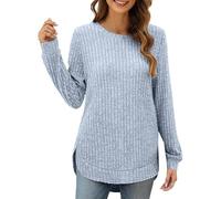 Shirts for Women UK, Women shirkt, Ladies Shirts, Women's v Neck Tops, Womens Summer Tops Petite, Women's v Neck, Referee top, Long Sleeved, Floaty Sleeve Trouser Set, hot top C-Blue