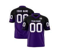 Shirts Sport T-Shirts Loose Fit Football Uniform Kids Active Athletic Tops Breathable Custom American Football Jersey Men/women/youth Quick Dry 1-Purple