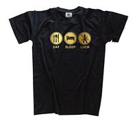 Shirtzshop Gold Edition Eat Sleep Luck Chimney Sweep I Lucky Charm T-Shirt Black black Size:XXXL