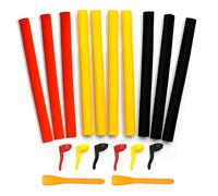 shirylzee 18 Pcs Carp Fishing Zig Rig Kit - High Buoyancy EVA Foam Sticks, Zig Aligners & Foam Loading Tools in Storage Box - Complete Zig Bait Making Set,Buoyant Rig Essentials (18 Pcs)