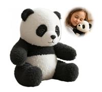 shirylzee Panda Teddy The Pandy - Emotional Healing on Demand, Realistic Panda Plush, Pandy Plush for Stress Relief & Comfort, Realistic Emotional Companion Toy for Soothing Sleep