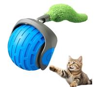 shirylzee Speedy Tail Cat Toys for Indoor Cats, Smart Interactive Kitten Toys, Motion Activated Kitten Rolling Ball Toy, 2 Speeds Rechargeable Moving Cat Ball for Bored Indoor Cats