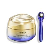 Shiseido I Vital Perfection Uplifting Firming Advanced Eye Cream 15ml | Anti-Aging Retinol Eye Cream with Massage Roller I Reduces Dark Circles and Deep Wrinkles Daily for All Skin Types