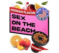 Shisha Flavour Nicotine Free - Sex On The Beach Shisha - 3.5 ounce - 100g Mix of Peach Flavor, Orange Shisha, Cranberry, Hookah Herbal Hookah Tobacco & Nicotine Free