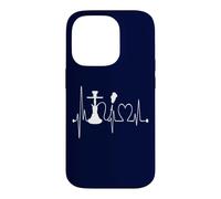 Shisha Hookah Heartbeat EKG Pulse Funny Design Case for iPhone 14 Pro