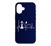 Shisha Hookah Heartbeat EKG Pulse Funny Design Case for iPhone 16