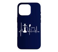 Shisha Hookah Heartbeat EKG Pulse Funny Design Case for iPhone 16 Pro