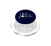 Shisha Hookah Heartbeat EKG Pulse Funny Design PopSockets PopGrip for MagSafe