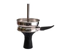 Shisha Hookah Silicone Head, Heat Management Pan, Tong, Bowl Grommet 4 in1 High + 20st Mouth Tips