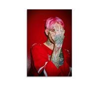 Shisusea Lil Poster Peep Rapper Music Music Posters for Room Aesthetic Canvas Wall Art Bedroom Decor12x18inch(30x45cm)