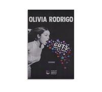 Shisusea Olivia Poster Rodrigo Music Vintage Retro World Tour Cover Music Posters for Room Aesthetic Canvas Wall Art Bedroom Decor12x18inch(30x45cm)