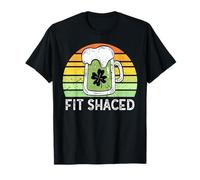 Shit Faced Vintage Beer Saint Patricks Fit Shaced Drinking T-Shirt