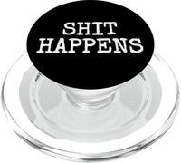 SHIT HAPPENS STUFF HAPPENS PopSockets PopGrip for MagSafe
