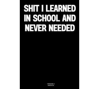 Shit I learned in school and never needed: The Notebook