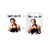Shit On Friday Night It Dinner Martin Jim Goodman Name Personalised Personalized Ceramic Coffee Mug 11oz Durham Tea Mug Gift Set Round Square Coaster Cup Handle Dishwasher Safe Custom Printed Design