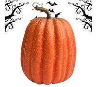 Shitafe Artificial Pumpkin | Faux Orange Decorative Foam Pumpkins - 7.87inch Farmhouse Vegetable Decor for Kitchen Bedroom Porch Tables Indoor Outdoor Fall Autumn Holidays Party