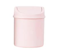 Shitafe Desktop Trash Can with Lid, Desk & Table Wastebasket, Compact Design Cosmetic Bin for Home, Office, Vanity & Bedroom