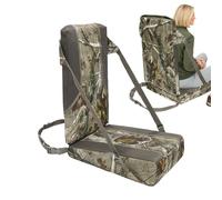 Shitafe Patio Cushions, Waterproof Hiking Seat Pad, Waterproof Foldable Hiking Sitting Mat with Backrest for Backpacking Fishing Picnic Stadium Hunter Concerts Birdwatching Beach