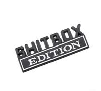 SHITBOX Edition Emblem Badge For Aveo Zinc Alloy Wear-Resistant for durable | Quick installation non-deformation enhances exterior style inspected for reliability