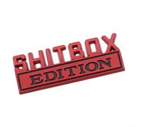 SHITBOX EDITION Emblem Sticker for Chevrolet Aveo Trunk Badge