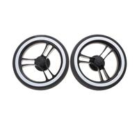 SHITINGRM Baby Pram Wheel Set Rubber and Metal Stroller Wheels Replacement Front Armrest for Plus Dearest