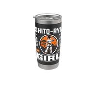 Shito Ryu Girl: Precision and Style in Karate Design! Stainless Steel Insulated Tumbler