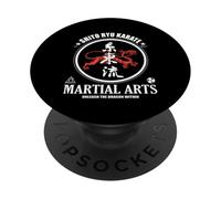 Shito-Ryu Karate Dragon with Kanji Power for Karateka PopSockets Adhesive PopGrip